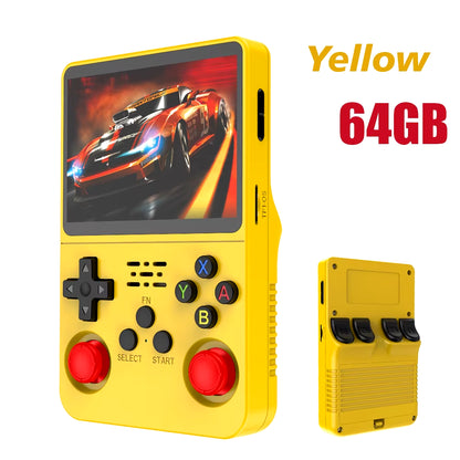 Open Source R36S Retro Handheld Video Game Console Linux System 3.5 Inch IPS Screen Portable Pocket Video Player 64GB 128G Games